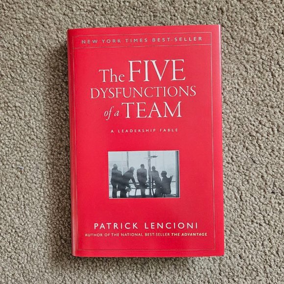 4/$25 The Five Dysfunctions of‎ a Team by Patrick Lencioni - Hardcover - Picture 1 of 5